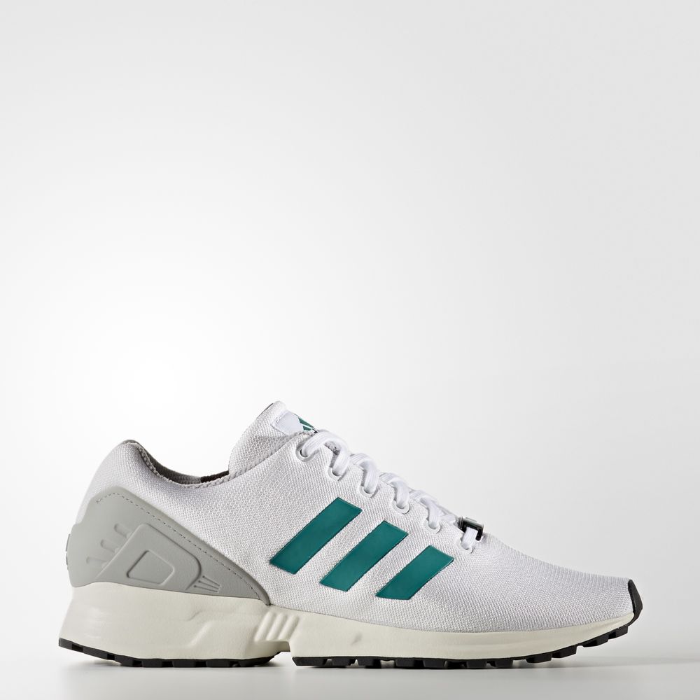 Adidas Zx Flux Eqt - Originals ανδρικα - Ασπρα/Πρασινο/Ασπρα,Μέγεθος: EU 36 – 54 2/3 (968PXTQE)